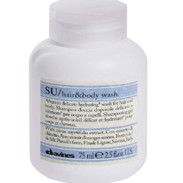Davines SU hair and body wash 75 ml
